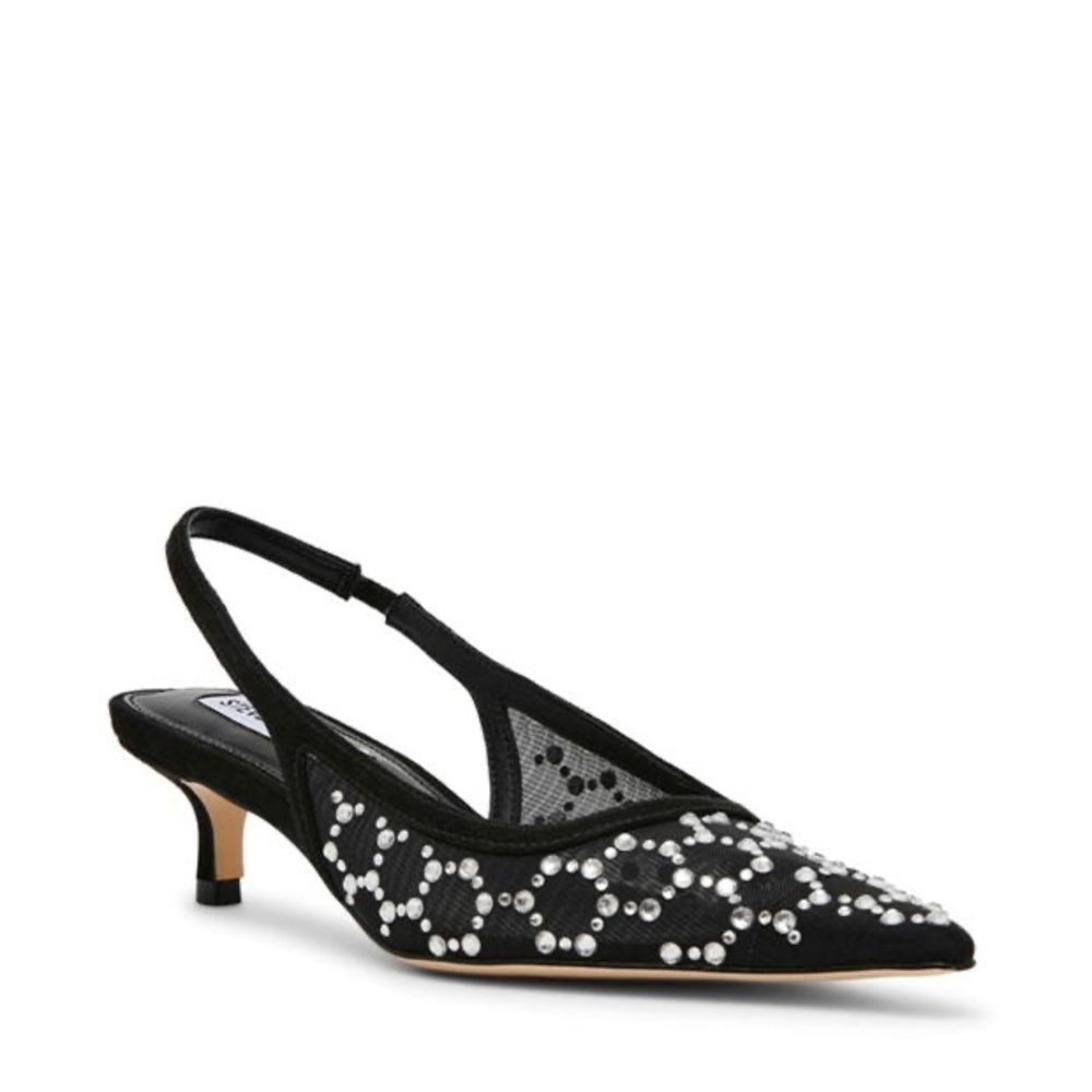 Steve Madden Black Embellished Heels | 9.5m